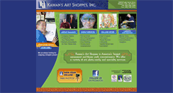Desktop Screenshot of kamansart.com